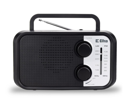 Radio i budzik ELTRA DANA czarny